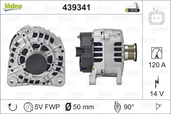 Valeo 439341 - Ģenerators ps1.lv