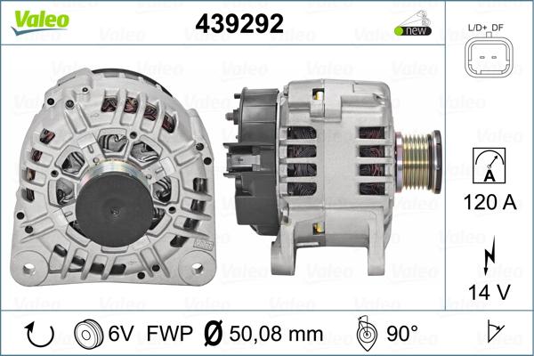 Valeo 439292 - Ģenerators ps1.lv