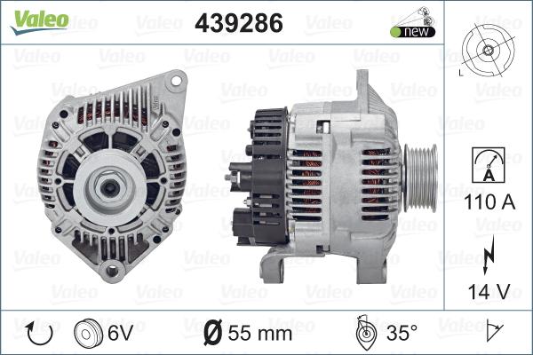 Valeo 439286 - Ģenerators ps1.lv