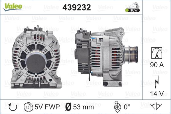 Valeo 439232 - Ģenerators ps1.lv