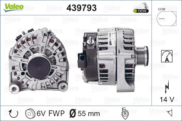 Valeo 439793 - Ģenerators ps1.lv