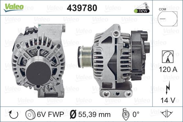 Valeo 439780 - Ģenerators ps1.lv