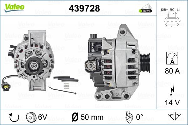 Valeo 439728 - Ģenerators ps1.lv