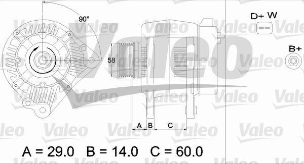 Valeo 436445 - Ģenerators ps1.lv