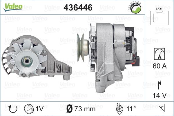 Valeo 436446 - Ģenerators ps1.lv