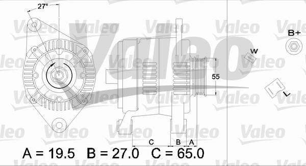 Valeo 436447 - Ģenerators ps1.lv