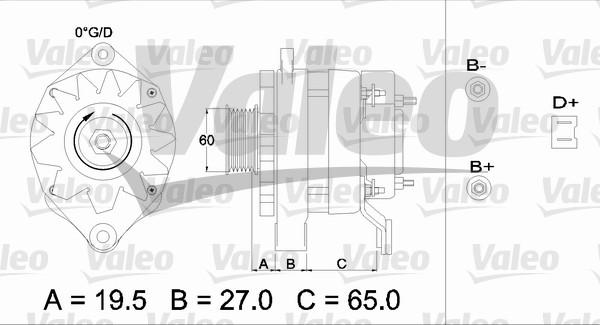 Valeo 436454 - Ģenerators ps1.lv