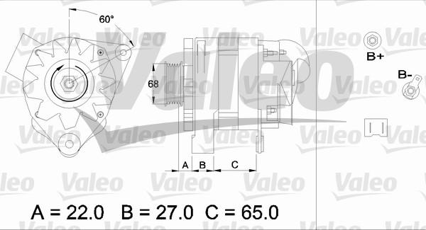 Valeo 436457 - Ģenerators ps1.lv