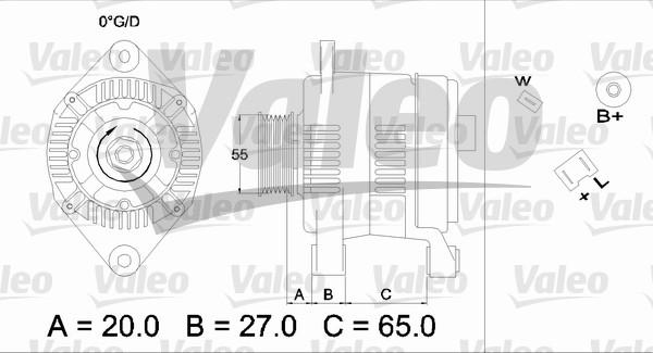 Valeo 436463 - Ģenerators ps1.lv