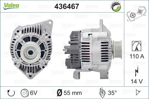 Valeo 436467 - Ģenerators ps1.lv