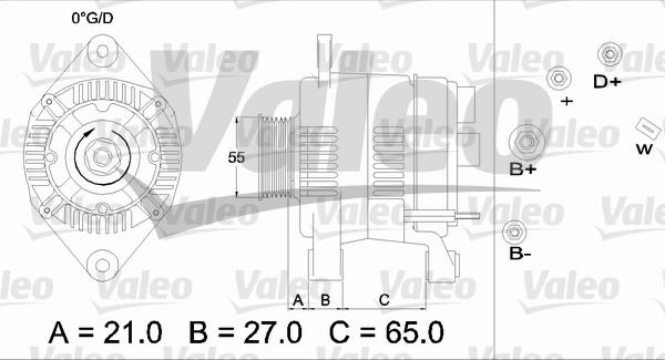 Valeo 436403 - Ģenerators ps1.lv