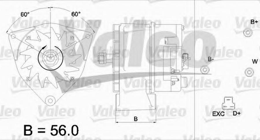 Valeo 436 419 - Ģenerators ps1.lv