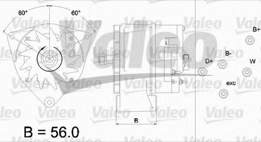 Valeo 436 414 - Ģenerators ps1.lv