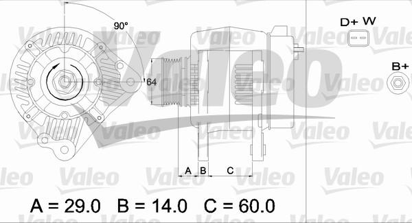 Valeo 436484 - Ģenerators ps1.lv