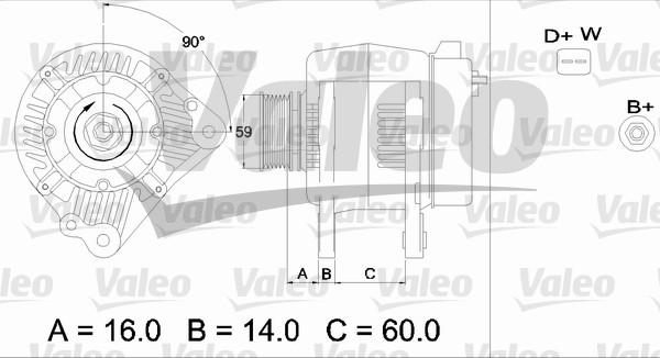 Valeo 436483 - Ģenerators ps1.lv