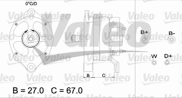 Valeo 436433 - Ģenerators ps1.lv