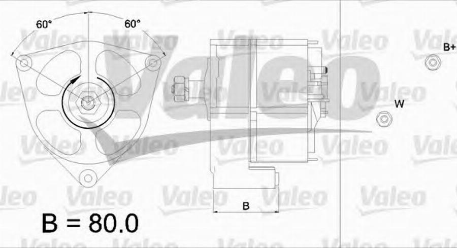 Valeo 436428 - Ģenerators ps1.lv