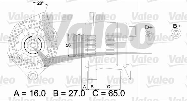 Valeo 436474 - Ģenerators ps1.lv