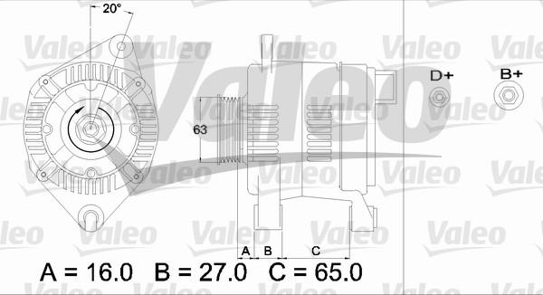 Valeo 436475 - Ģenerators ps1.lv