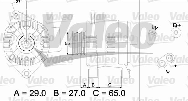 Valeo 436470 - Ģenerators ps1.lv