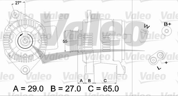 Valeo 436471 - Ģenerators ps1.lv