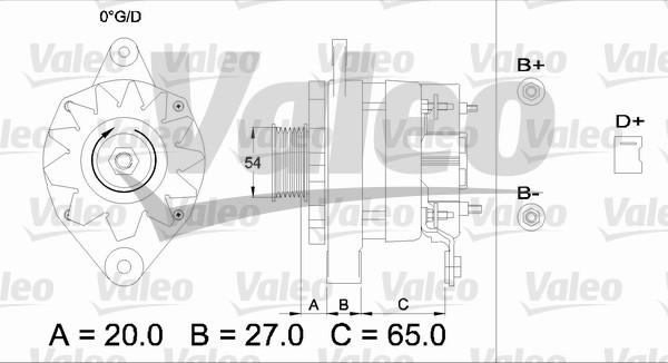 Valeo 436473 - Ģenerators ps1.lv