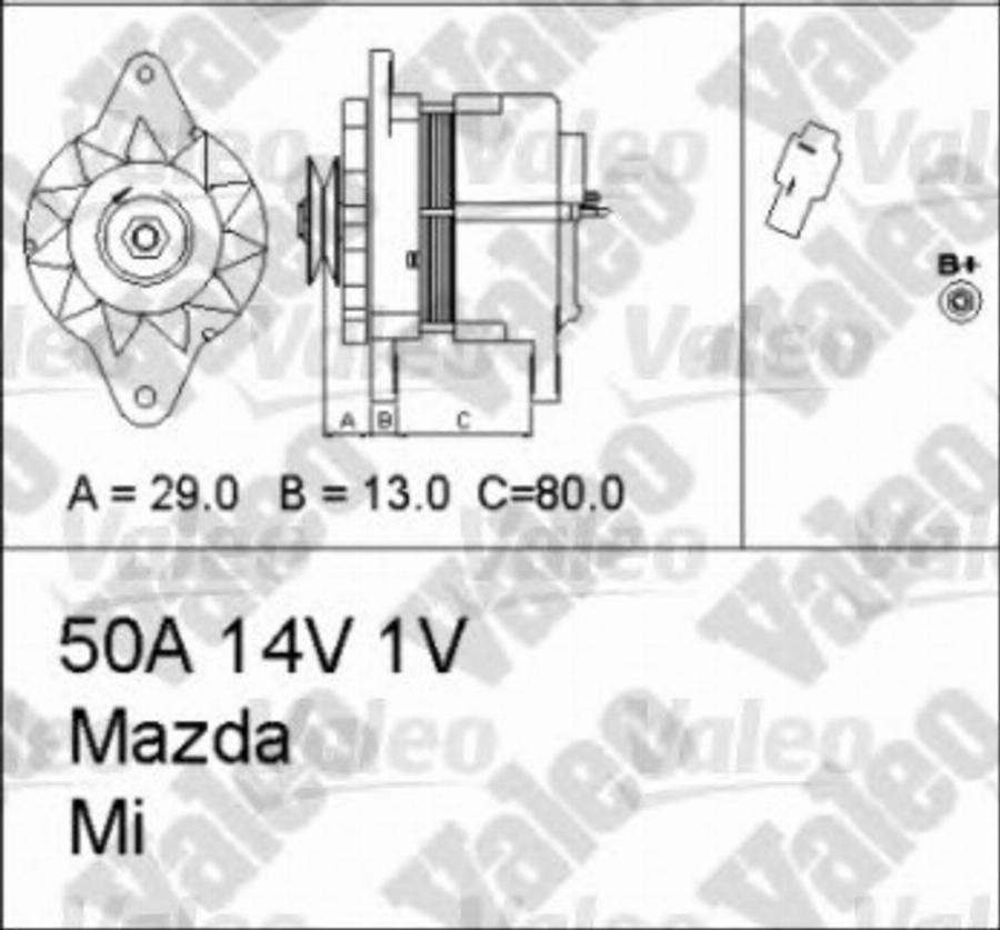 Valeo 436549 - Ģenerators ps1.lv