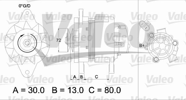 Valeo 436546 - Ģenerators ps1.lv