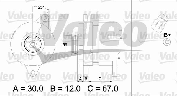 Valeo 436540 - Ģenerators ps1.lv