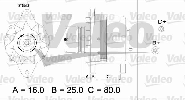 Valeo 436547 - Ģenerators ps1.lv