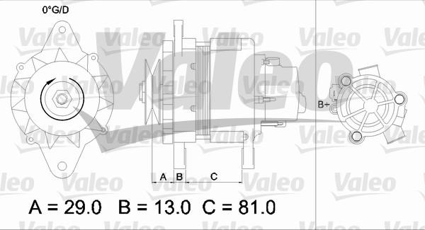 Valeo 436550 - Ģenerators ps1.lv