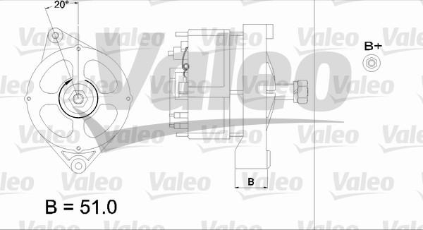 Valeo 436567 - Ģenerators ps1.lv