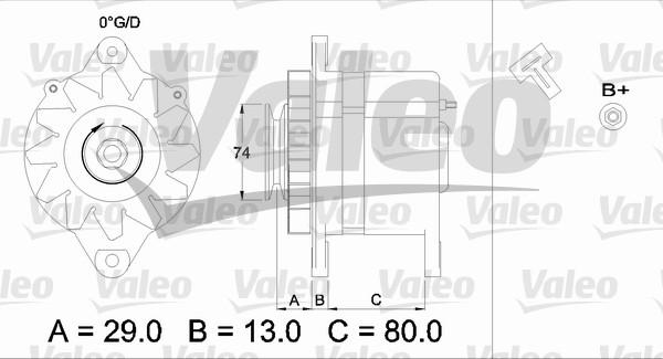 Valeo 436505 - Ģenerators ps1.lv