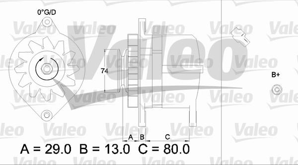 Valeo 436506 - Ģenerators ps1.lv