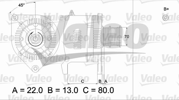 Valeo 436508 - Ģenerators ps1.lv