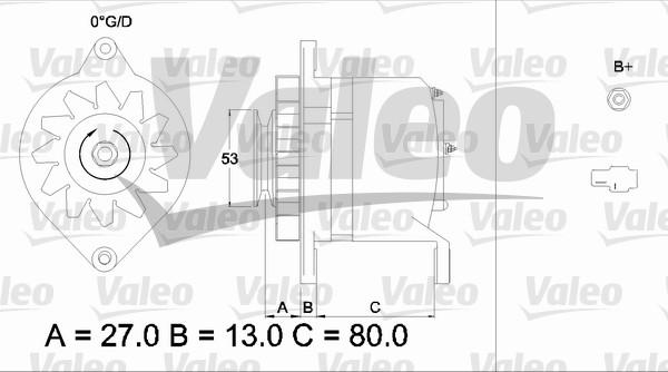 Valeo 436507 - Ģenerators ps1.lv