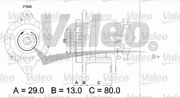 Valeo 436510 - Ģenerators ps1.lv