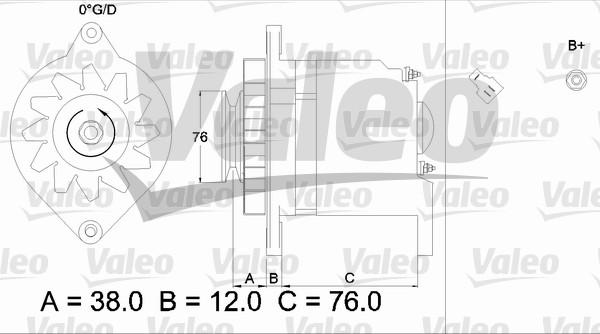 Valeo 436511 - Ģenerators ps1.lv