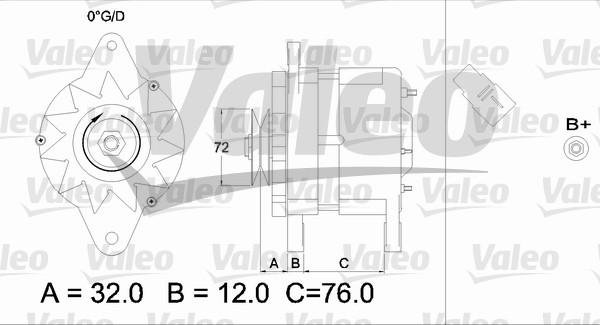 Valeo 436535 - Ģenerators ps1.lv