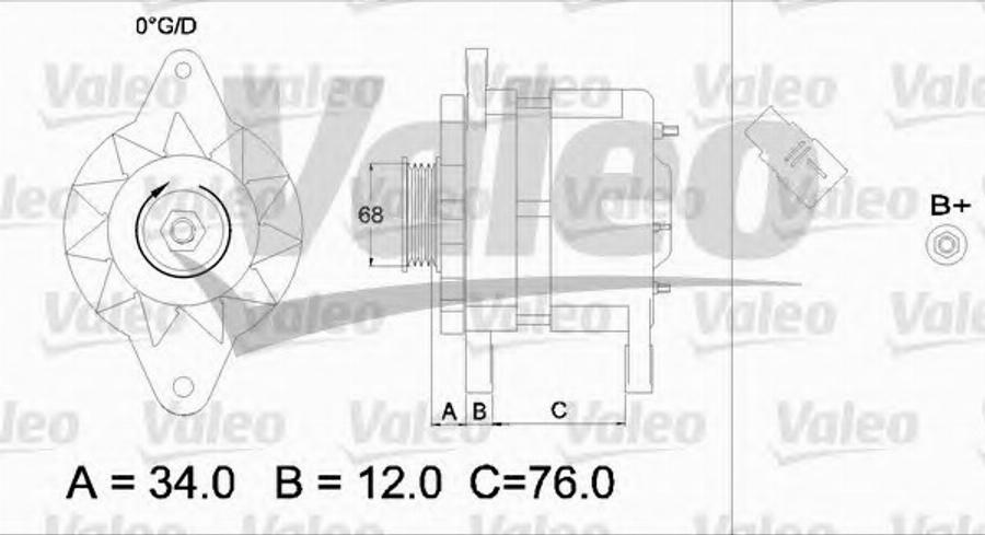 Valeo 436533 - Ģenerators ps1.lv