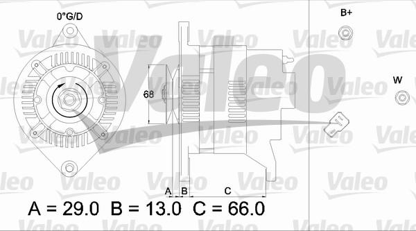 Valeo 436524 - Ģenerators ps1.lv