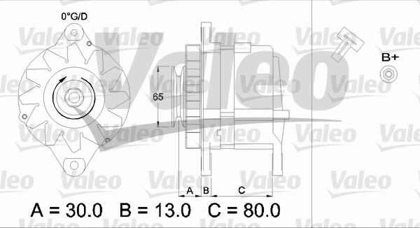 Valeo 436522 - Ģenerators ps1.lv