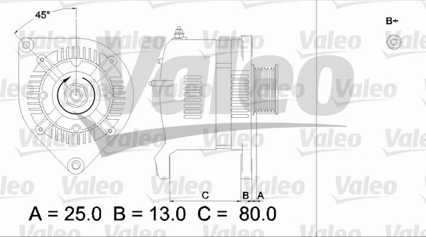 Valeo 436527 - Ģenerators ps1.lv