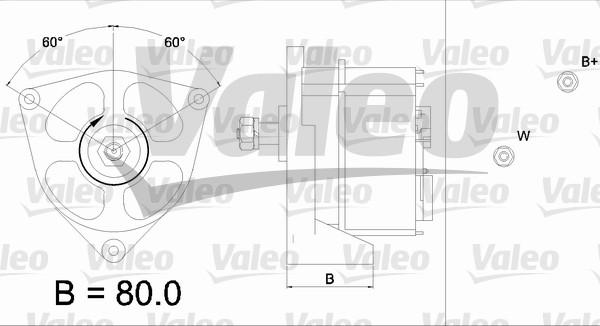 Valeo 436578 - Ģenerators ps1.lv