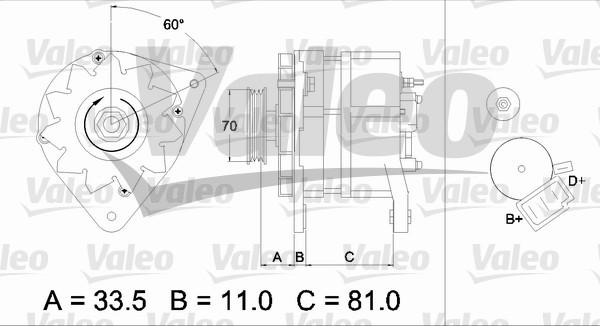 Valeo 436699 - Ģenerators ps1.lv