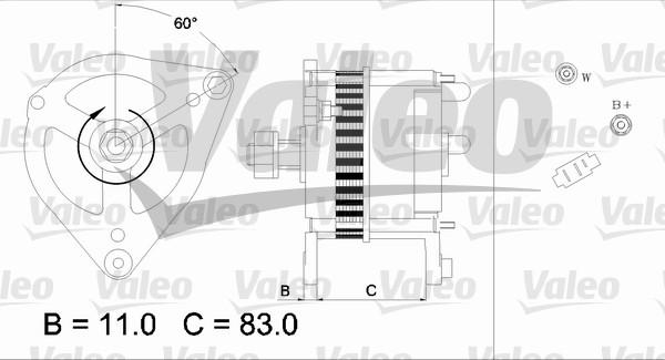 Valeo 436694 - Ģenerators ps1.lv