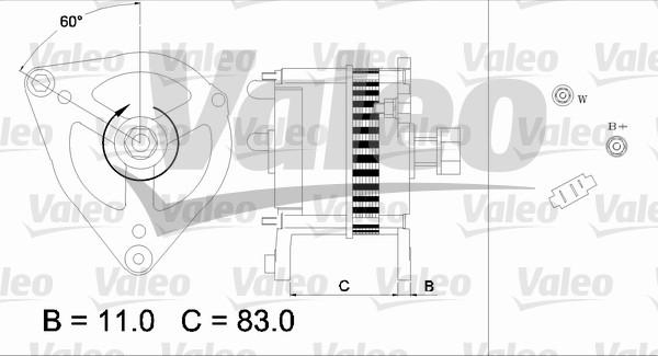 Valeo 436692 - Ģenerators ps1.lv