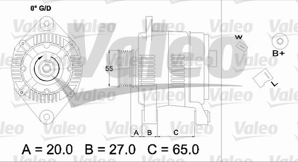 Valeo 436697 - Ģenerators ps1.lv