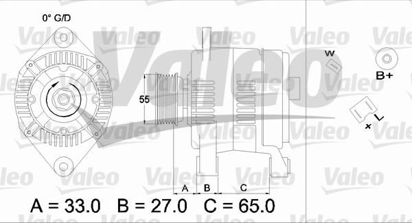 Valeo 436646 - Ģenerators ps1.lv