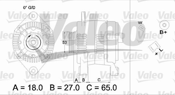 Valeo 436647 - Ģenerators ps1.lv